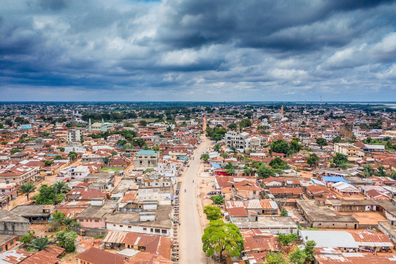 Village lacustre au Bénin
